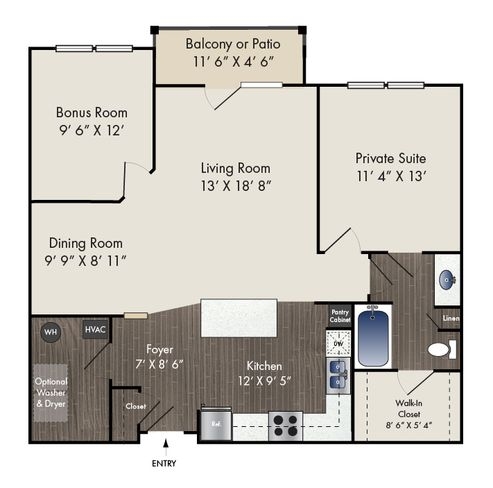 Floor Plan - Savoy At The Streets Of West Chester