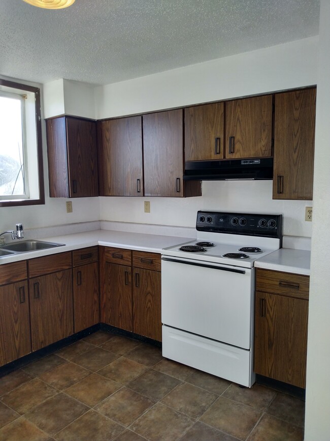 kitchen with stove - 509 Rosemere Ln