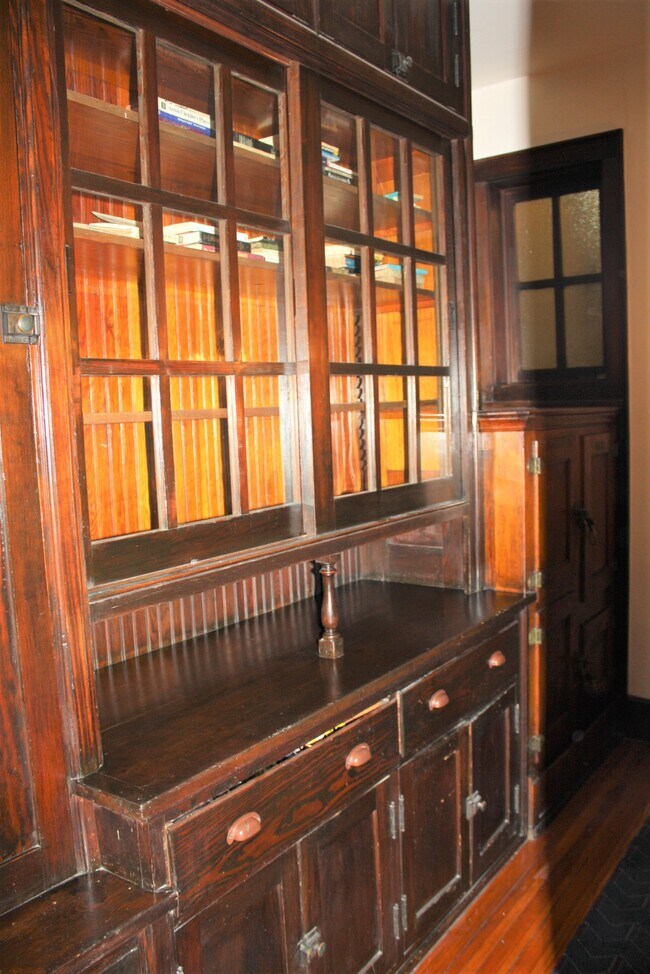 1 of 2 sets of built-in shelving - 334 Thrall St