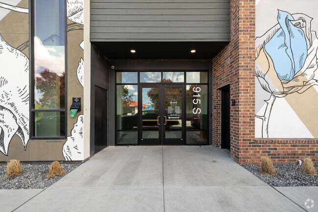Building Entrance - Slate
