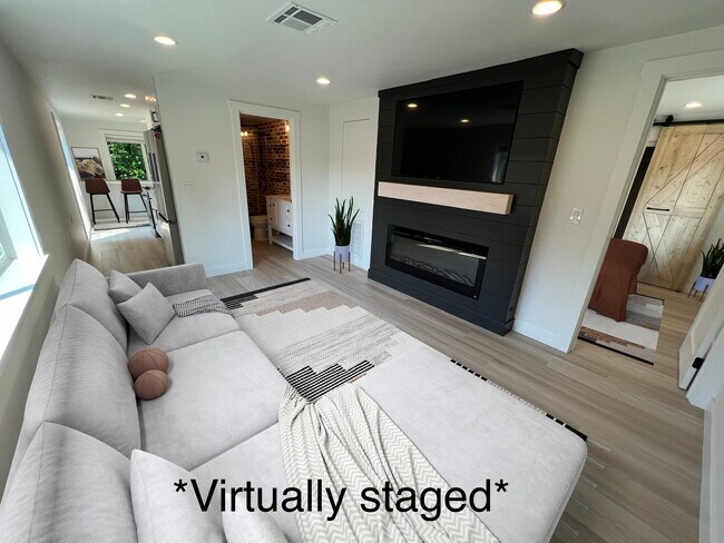 Livingroom - Virtually staged - 8302 45th Pl W