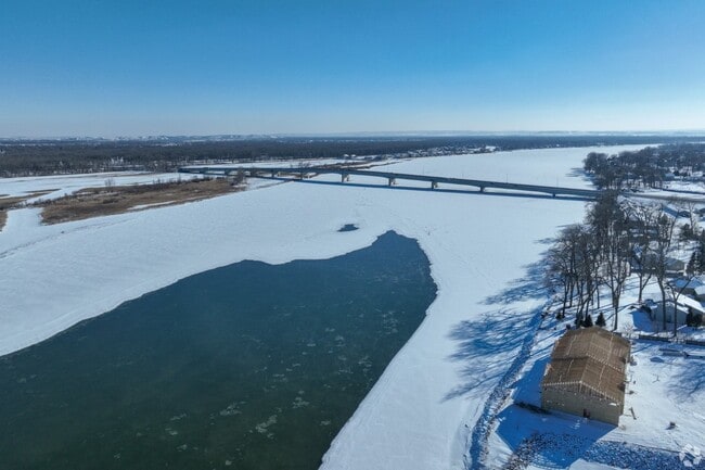 The Missouri River runs along Mandan's eastern border.