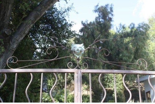 Entrance gate - 21316 Encina Rd