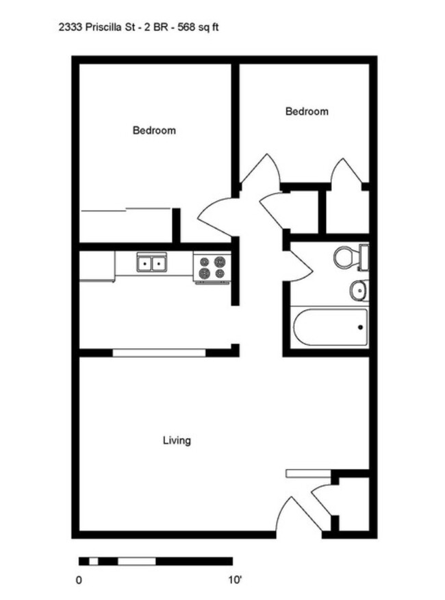 Building Photo - 2333 Priscilla St of In the City Apartments