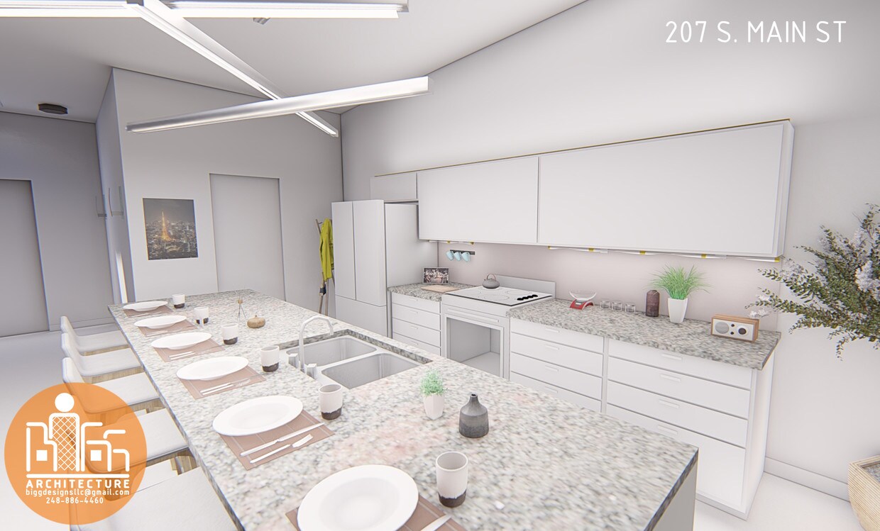 kitchen - 207 S Main St
