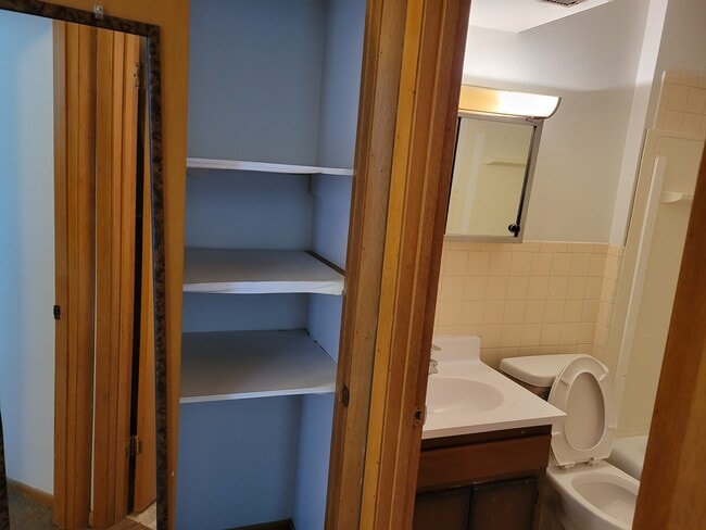 Bathroom storage - 321 Summerhays St