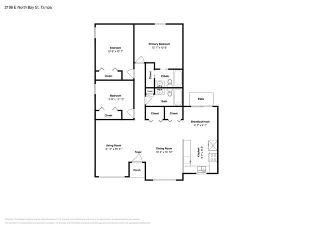 Photo - Updated 3BR/2BA Home in North Tampa – Mode...