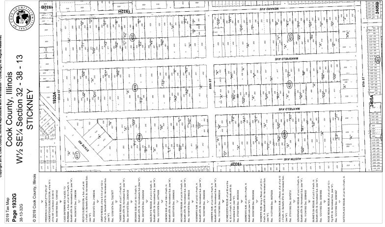 Plat Map - 5916 W 87th St