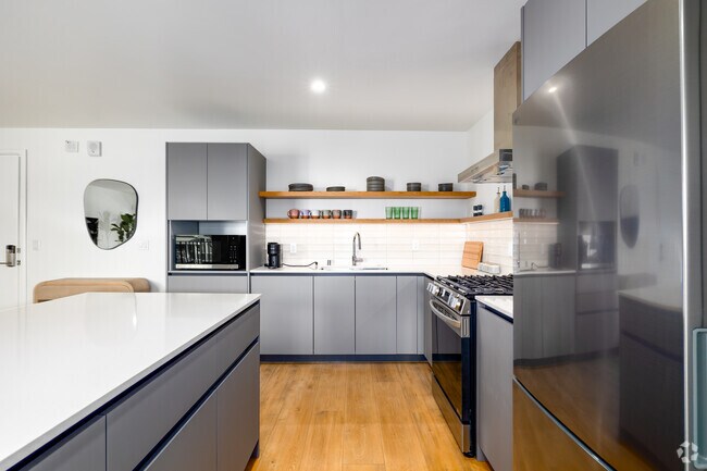 1 habitación, 1 baño - 767 pies cuadrados - Cocina - 1422 Tamarind Ave