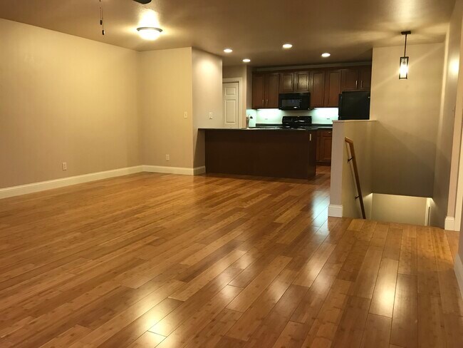 Open living room and kitchen - 100 Scenic Drive