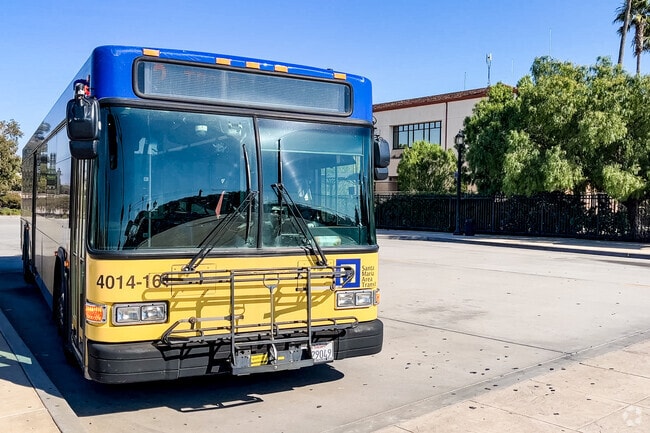 Santa Maria Area Transit Buses have bike racks.