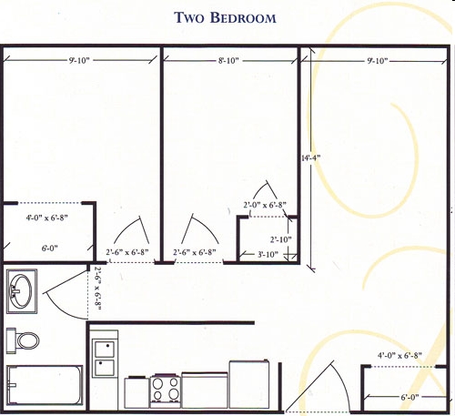 2BR/1BA - Brenden Gardens