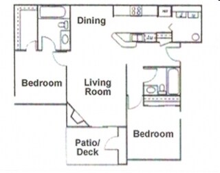 2HAB/2BA - The Village at Wildcreek Apartments