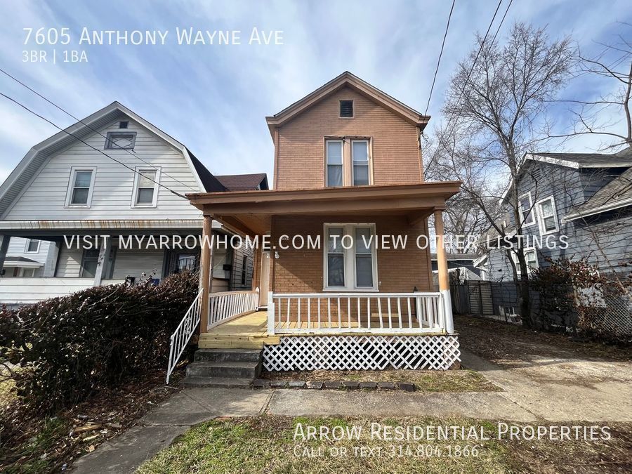 Foto principal - 7605 Anthony Wayne Ave | 3 Bed, 1 Full bath