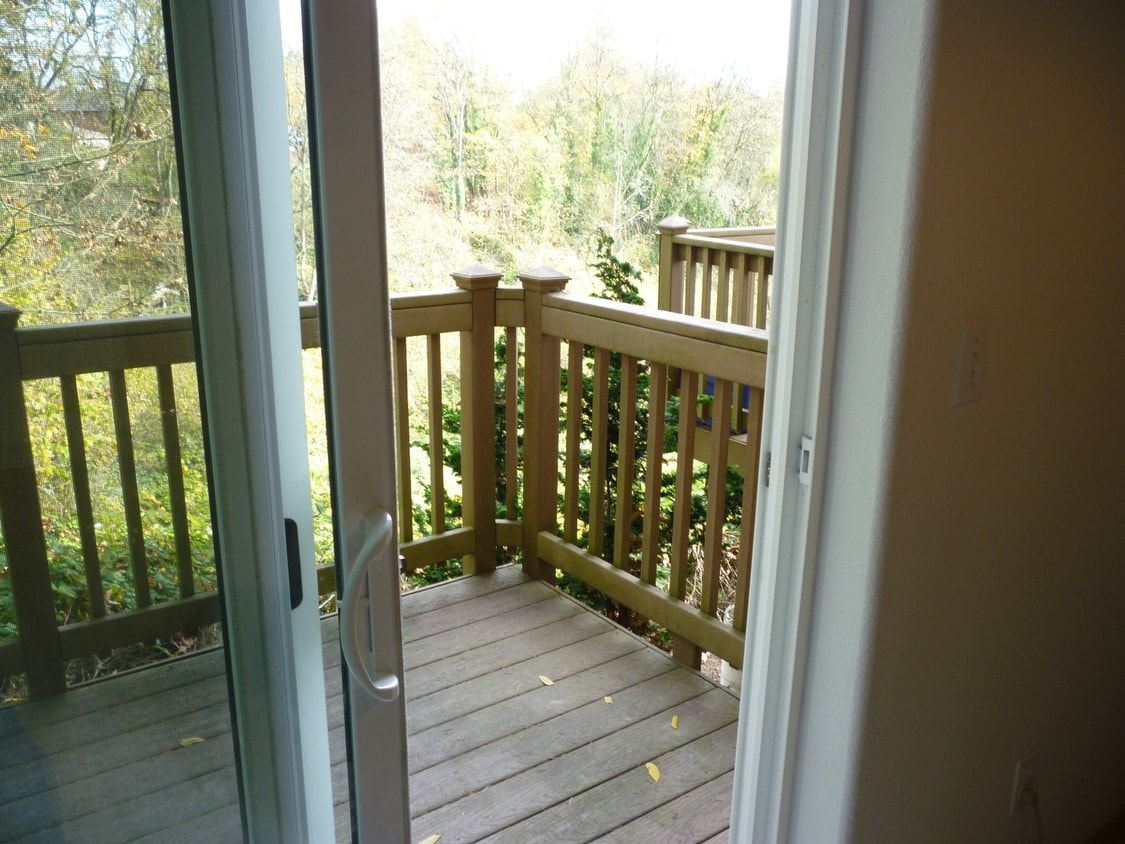 Patio over looking HessCreek. - 426 Wynooski St