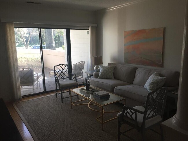 Living room and patio - 232 Queens Rd