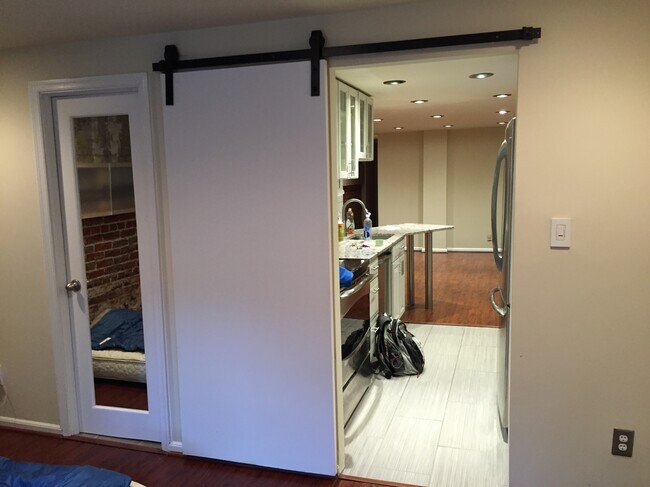 Bedroom door to Living Room - 1450 Harvard St NW