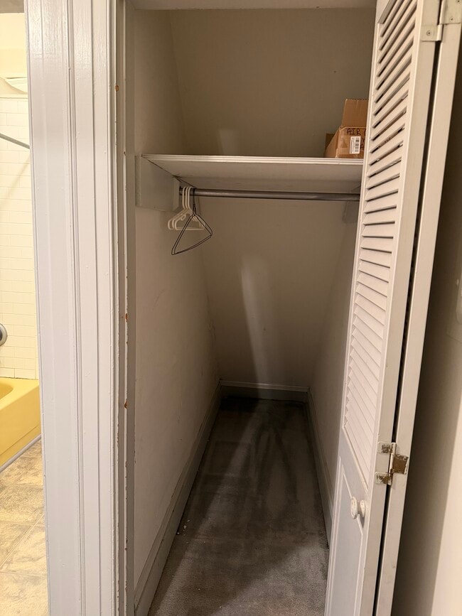 hall closet with storage - 447-1 S Atlantic Ave