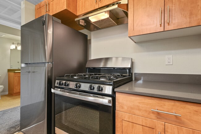 Modern kitchen appliances - Avenue Heights Apartments Building 1