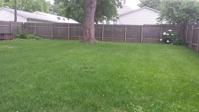 Huge, fully-fenced yard with patio - 303 W Stanage Ave