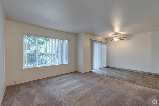 2BR, 1BA - 840SF - Living Room - Jefferson Place Apartments