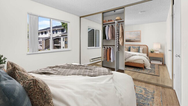 Dormitorio con suelo de superficie dura - Briarwood