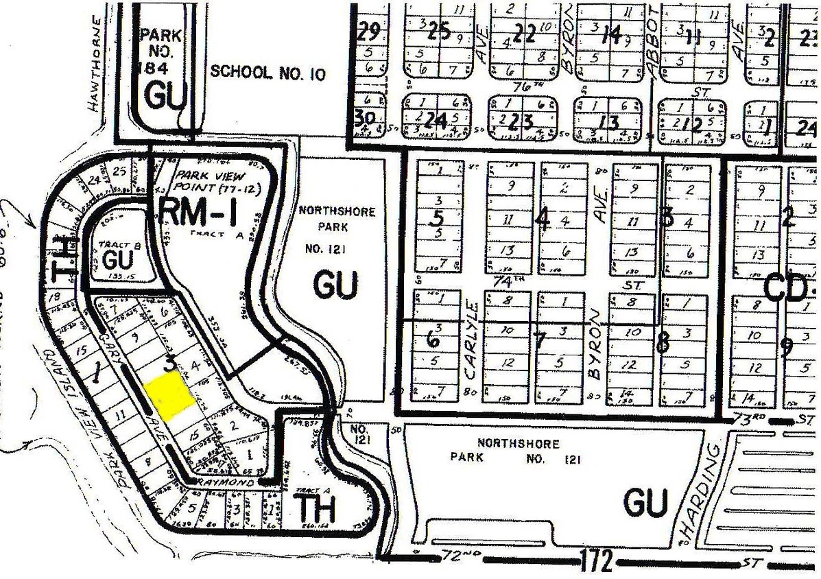 Mapa de la parcela - Park Place Nobe Apartments