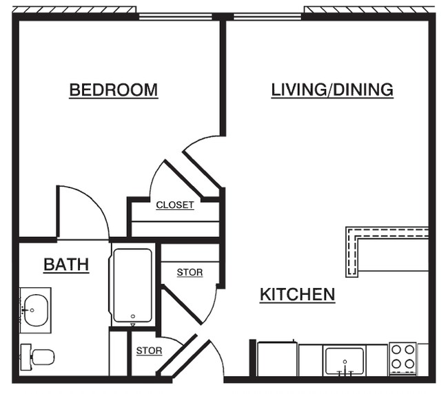 1BR/1BA - South Haven Woods