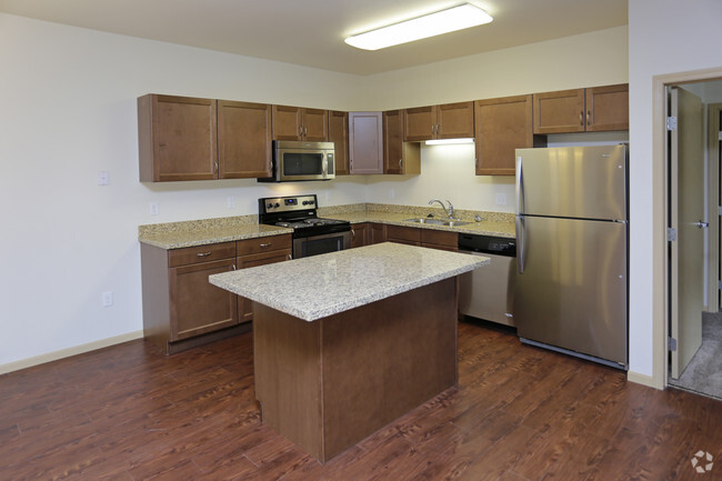 Two Bedroom - Kitchen - Latitude 46 Apartments