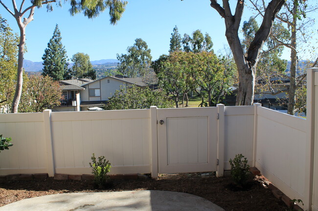 view of anaheim hilss from private patio - 6467 Amberwood Ln