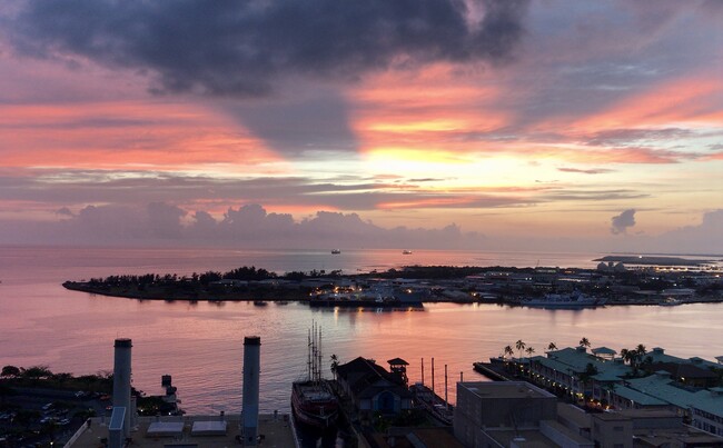 Ocean Sunset View from Owner's Suite Bedroom - 225 Queen St