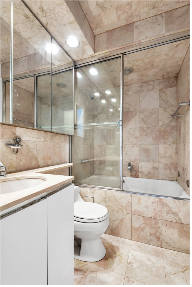Marble Tile Bathroom - 301 E 79th St