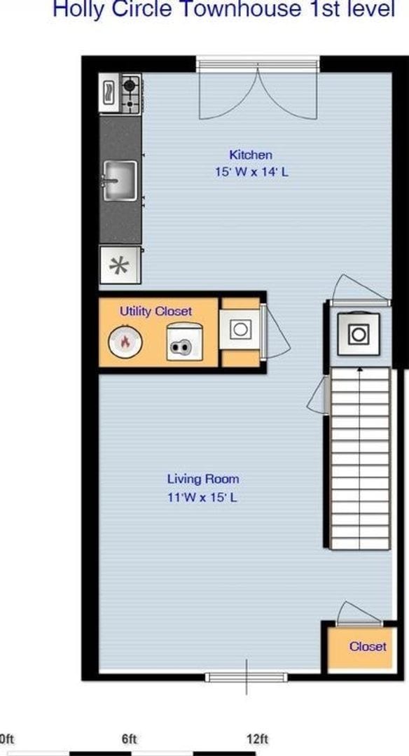 Interior Photo - Holly Circle Townhouses