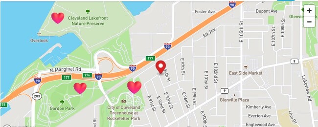 Parks walking distance - 651 E 93rd St