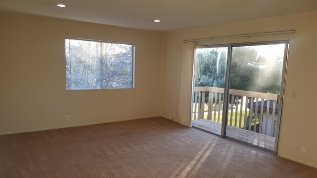 living room & balcony - 243 W Puente St