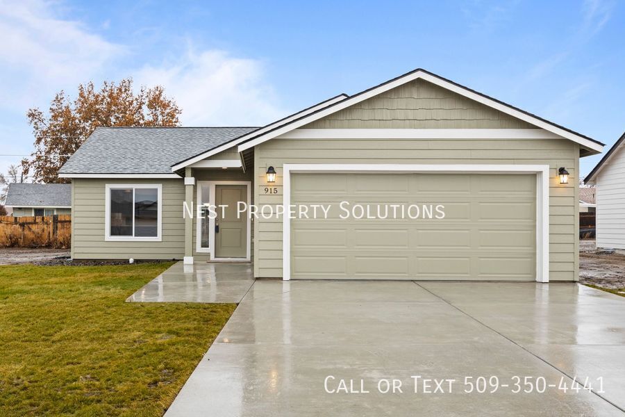 Foto principal - Brand New 3 Bed, 2 Bath Home in Moses Lake