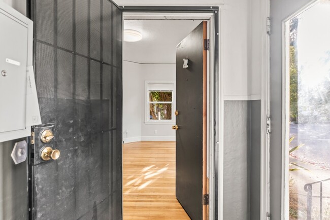 Front door to Unit 2 - 3106 Champion St