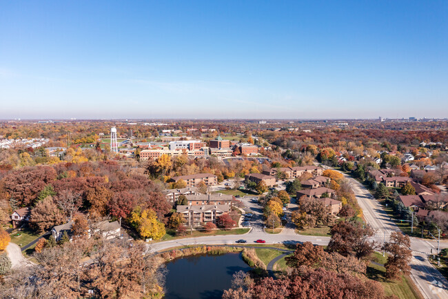Aerial Photo - College Green Apartments