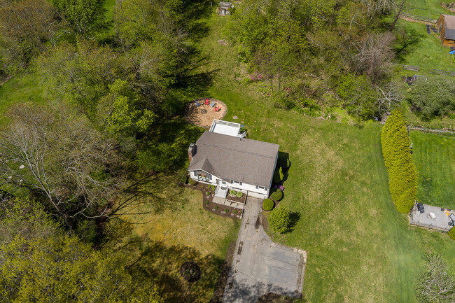 Overhead view of 2 acre property - 52 Putnam Hill Rd