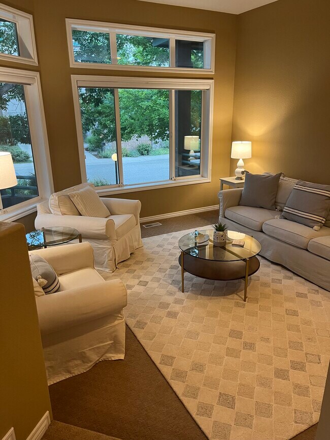 Living Room with Fireplace - 4309 Clay Commons Ct