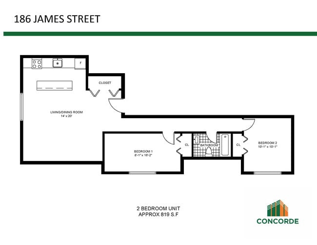 Floorplan - 186 James St
