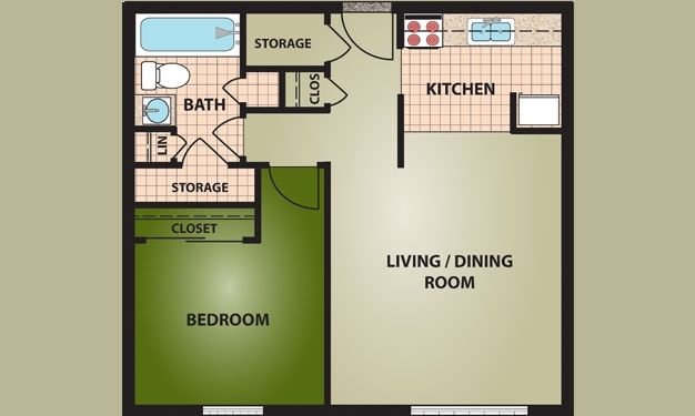 Floorplan - Helen W Evans