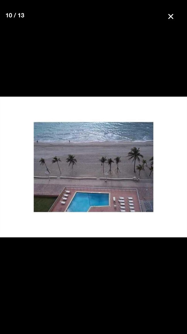 Pool view - 3111 N Ocean Dr