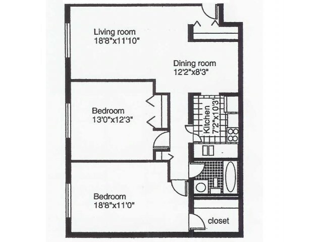2br/1ba - Pine Grove