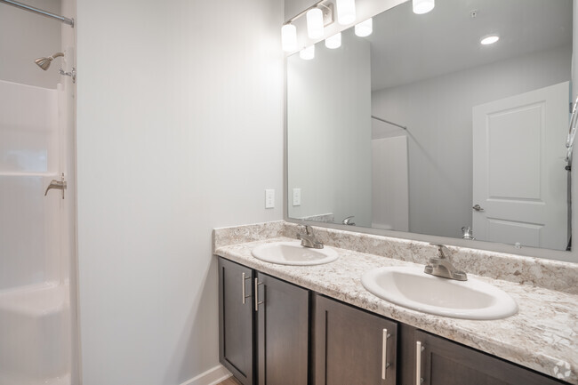 3BR, 2BA - 1,197SF - Primary Bathroom - The Chadwick