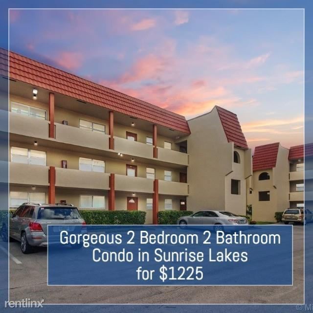 8435 Sunrise Lakes Blvd, Sunrise, FL 33322 Condo for Rent in Sunrise