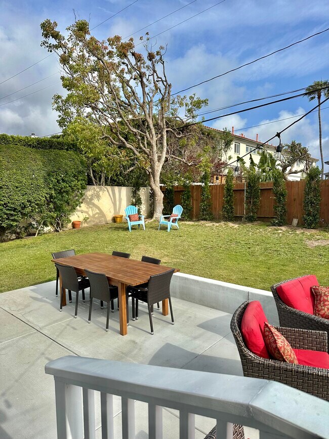Private patio and backyard. No animals. - 1408 18th St