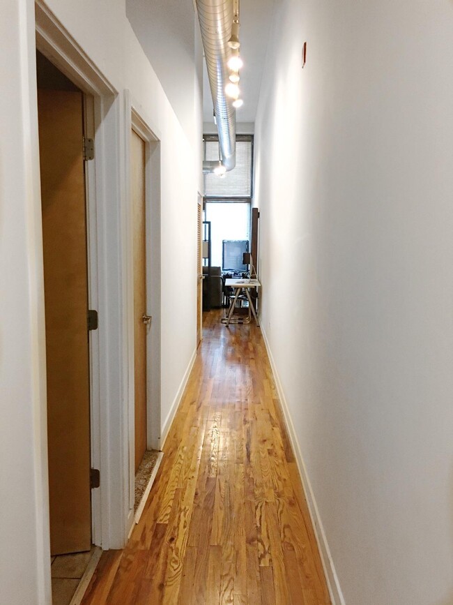 wood floors and 16 ft ceilings - 1224 W Van Buren St