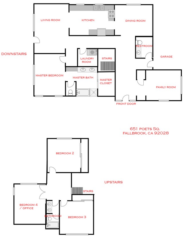 Foto del edificio - Newly Updated Poets Square Fallbrook 4 Bedroom House for Rent