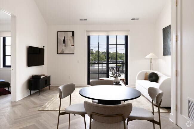 2 habitaciones, 1 baño - 858 pies cuadrados - Comedor / Sala de estar - 100 East